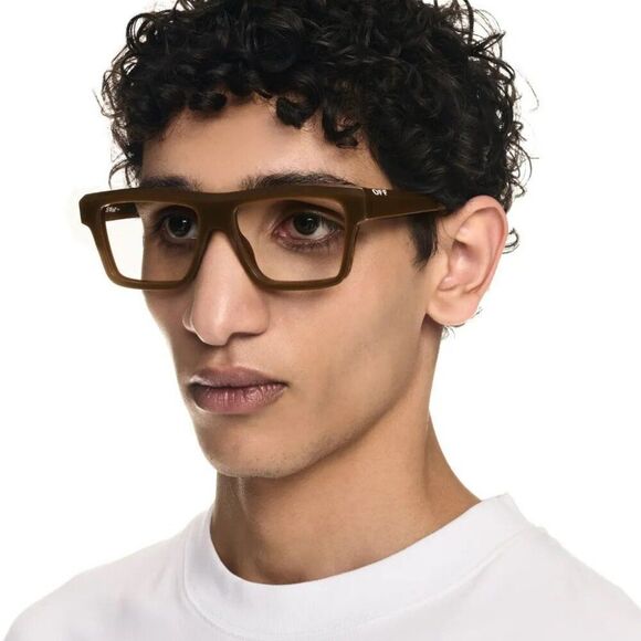 Off-White STYLE 7H Women Eyeglasses Black Square OERJ07H STYLE 7H 1000